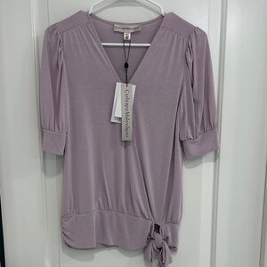 Catherine Malandrino Women's Soft Purple Blouse